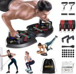 Get Fit Anywhere with the Upgraded Push Up Board and Resistance Bands!