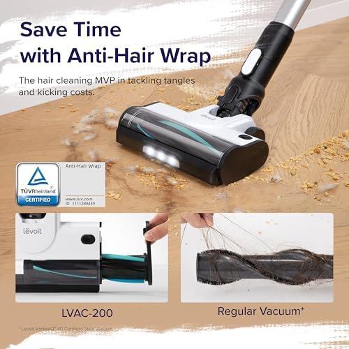 Levoit Cordless Stick Vac: Say Goodbye to Tangles, Hello to Efficiency!