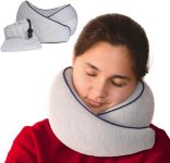 Sleep Soundly Anywhere with Our Memory Foam Travel Pillow | Perfect Support for Long Flights