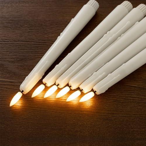 Illuminate Your Home with Stmarry's LED Taper Candles - A Warm and Cozy glow for Any Occasion!