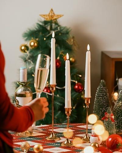 Illuminate Your Home with Stmarry's LED Taper Candles - A Warm and Cozy Glow for Any Occasion!