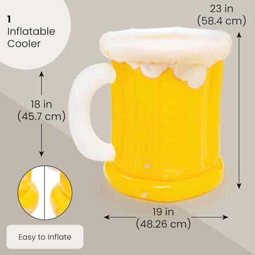 Raise a Toast with Juvale inflatable Beer cooler - Perfect for Summer Parties & BBQs