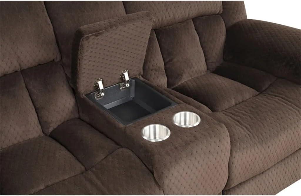 We Reviewed the Chenille ‍Brown Recliner Loveseat