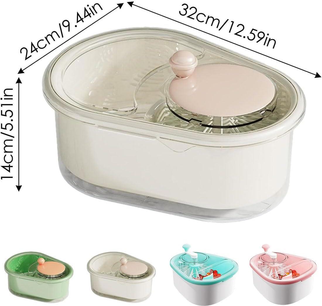 Our Spin‌ on the Sakura-pink Fruit Cleaner​ Spinner