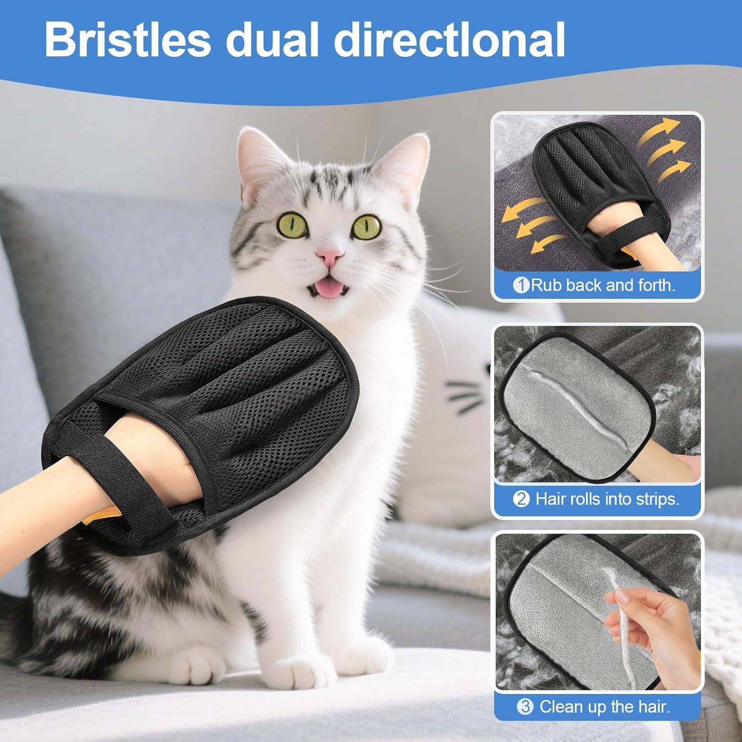 **We⁣ Found the Ultimate Pet‌ Hair Eraser Glove**