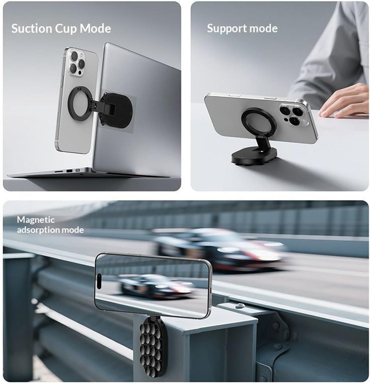 Rookii 3-in-1 Suction Magnetic Phone Holder, New 360° Rotatable Phone Tripod Mount Strong Magnetic Gym Phone Holder with Suction Cup & Hook, Ideal for Car Dashboard, Travel, Gym, Kitchen, Office Review 2026: Does It Hold Strong Enough for Intense Workouts?