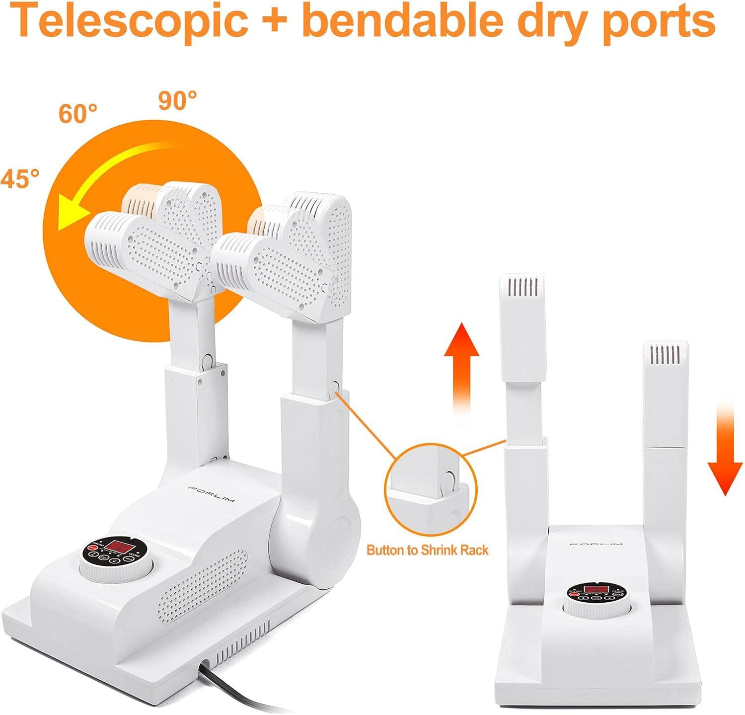 We Tested the FORLIM Boot Dryer: 3 Temp Modes & 24H⁤ Delay