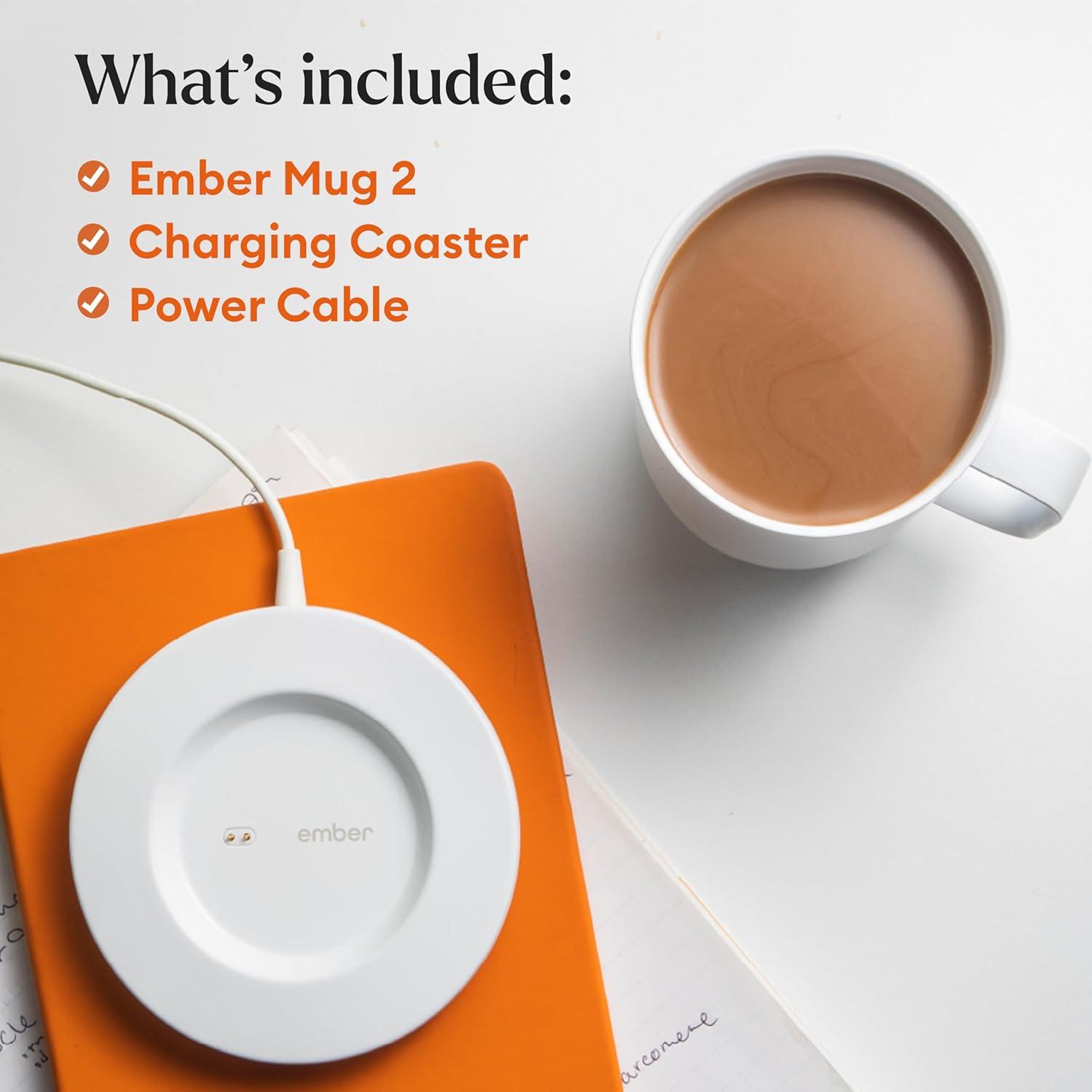 **Does It Actually Keep Drinks Hot? | Ember temperature Control Smart Mug II White Edition review {YEAR}**