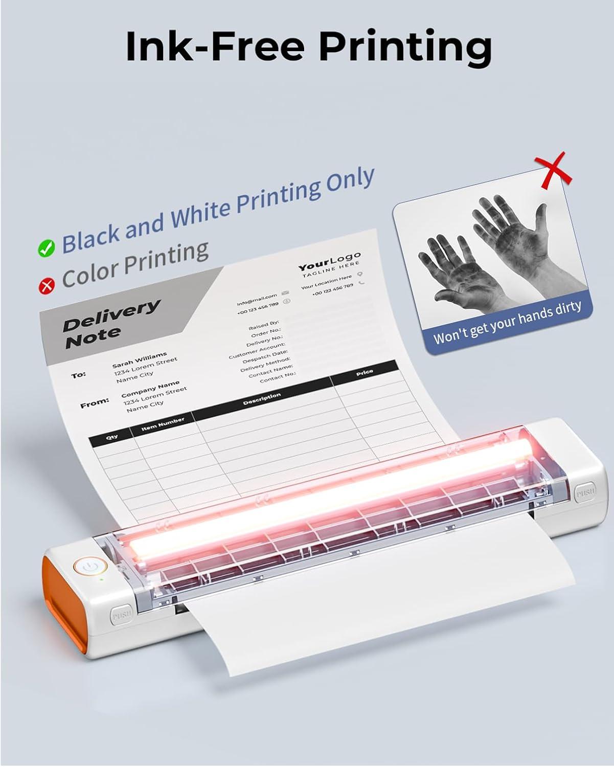 We Review the Phomemo M08F: Portable Inkless⁢ Travel Printer
