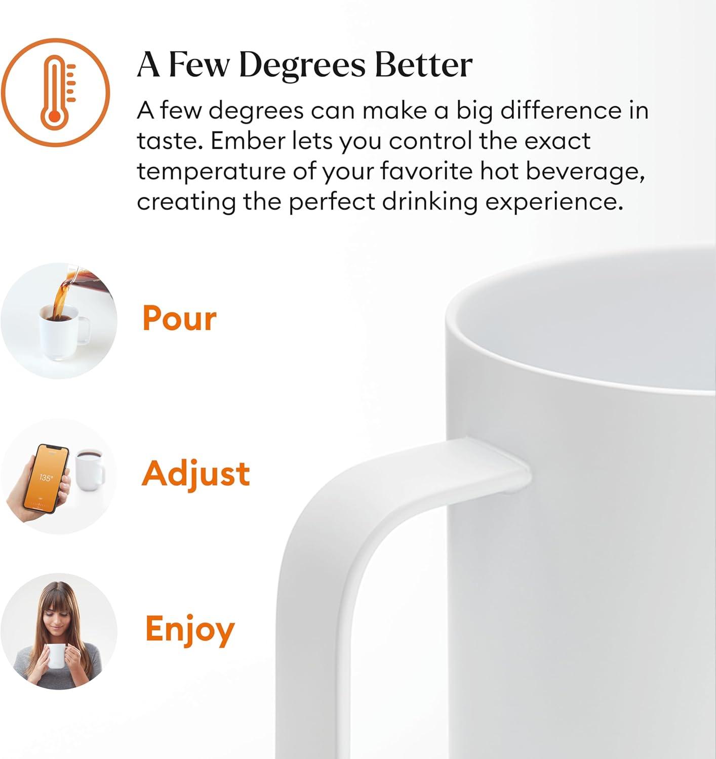 **Does It Actually Keep Drinks Hot? | Ember temperature Control Smart Mug II White Edition Review {YEAR}**