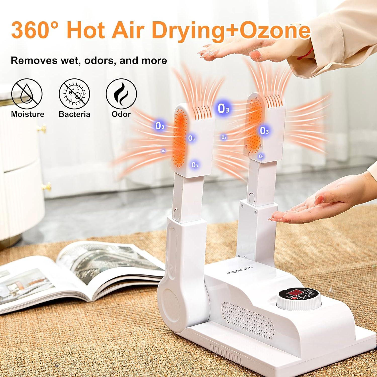 We tested the FORLIM Boot Dryer: 3 Temp Modes & 24H Delay