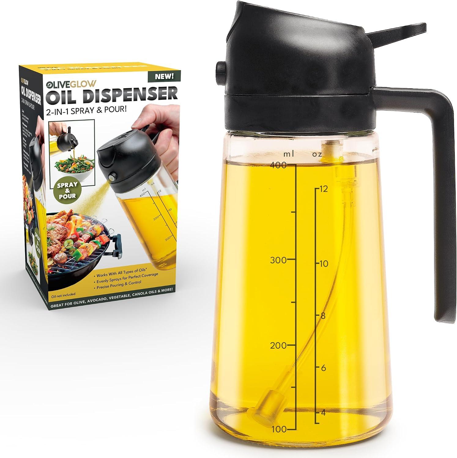We Test the olive Glow 2‑in‑1 Oil Sprayer-Does it ⁣Deliver?