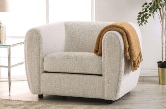 **Title:** I Tested a Boucle Box Seat Chair with Low Back & Tall Arms