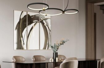 I Tested the Black Gold Mid-Century 2-Ring LED Pendant