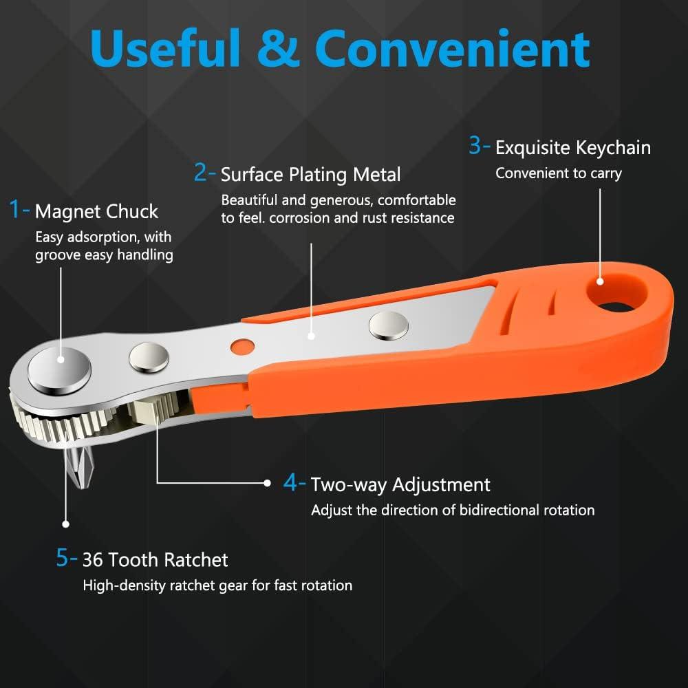 Based on the text you provided, here is a cleaned-up and organized summary of the customer reviews and product description for the **OSDUE Mini Ratchet Wrench**. ### Summary of Customer Reviews **Overall Rating:** Mostly 5 out of 5 stars (with a few exceptions). **Positive Feedback (The