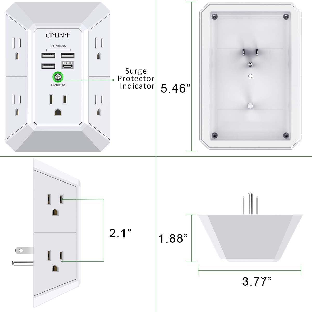 My Week with QINLIANF's 5-Outlet USB Surge Protector