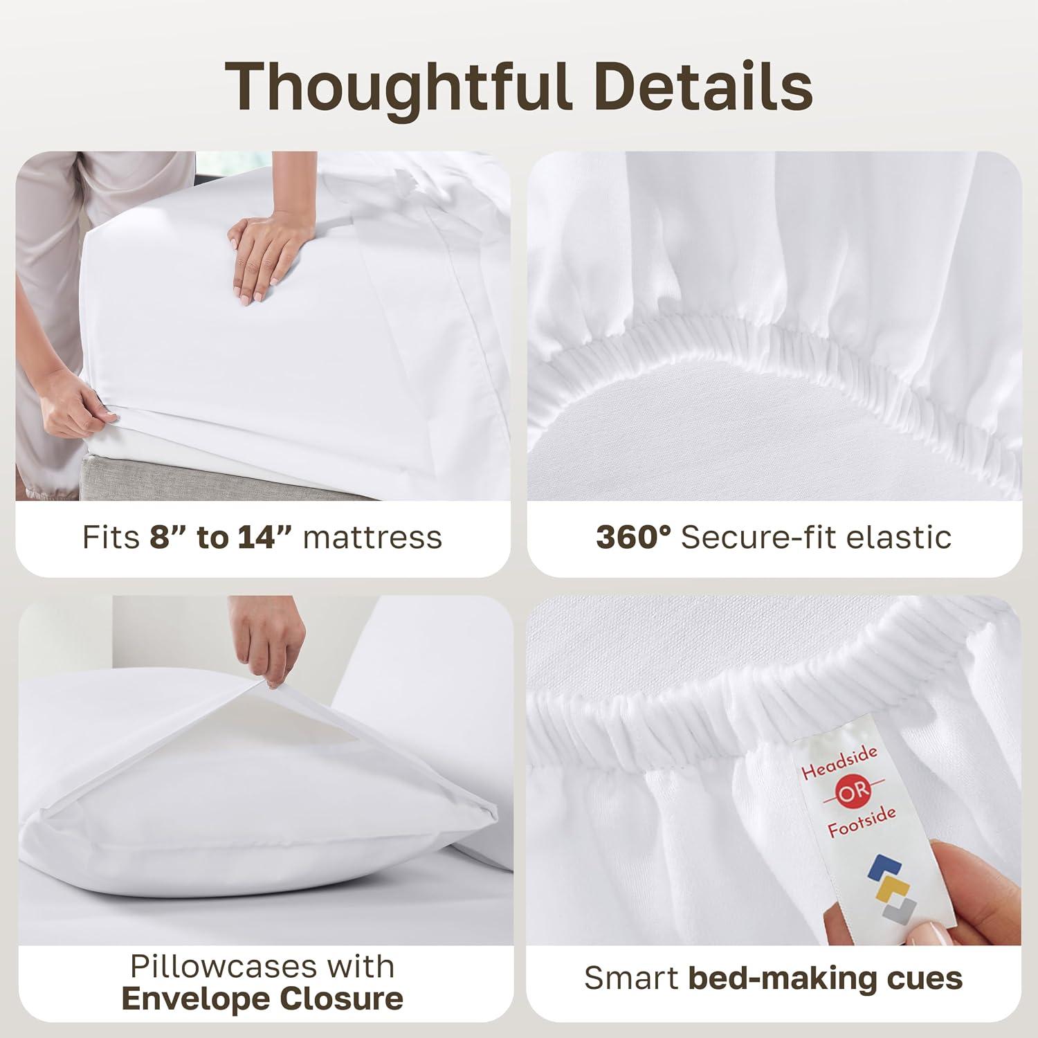 My First Night with Cotton Sateen Sheets for Hot Sleepers