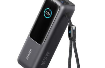 Anker 25000mAh Power Bank Review Built-in Cables and 165W Performance