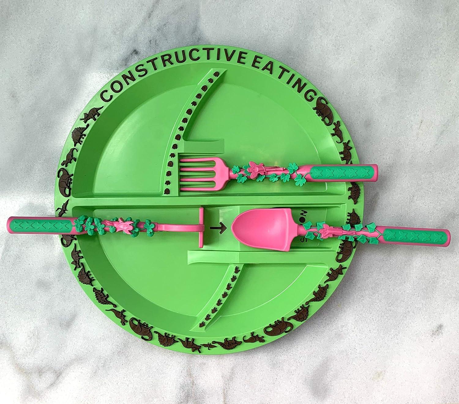 I Tested fairy Utensils and a dino Plate for Toddlers