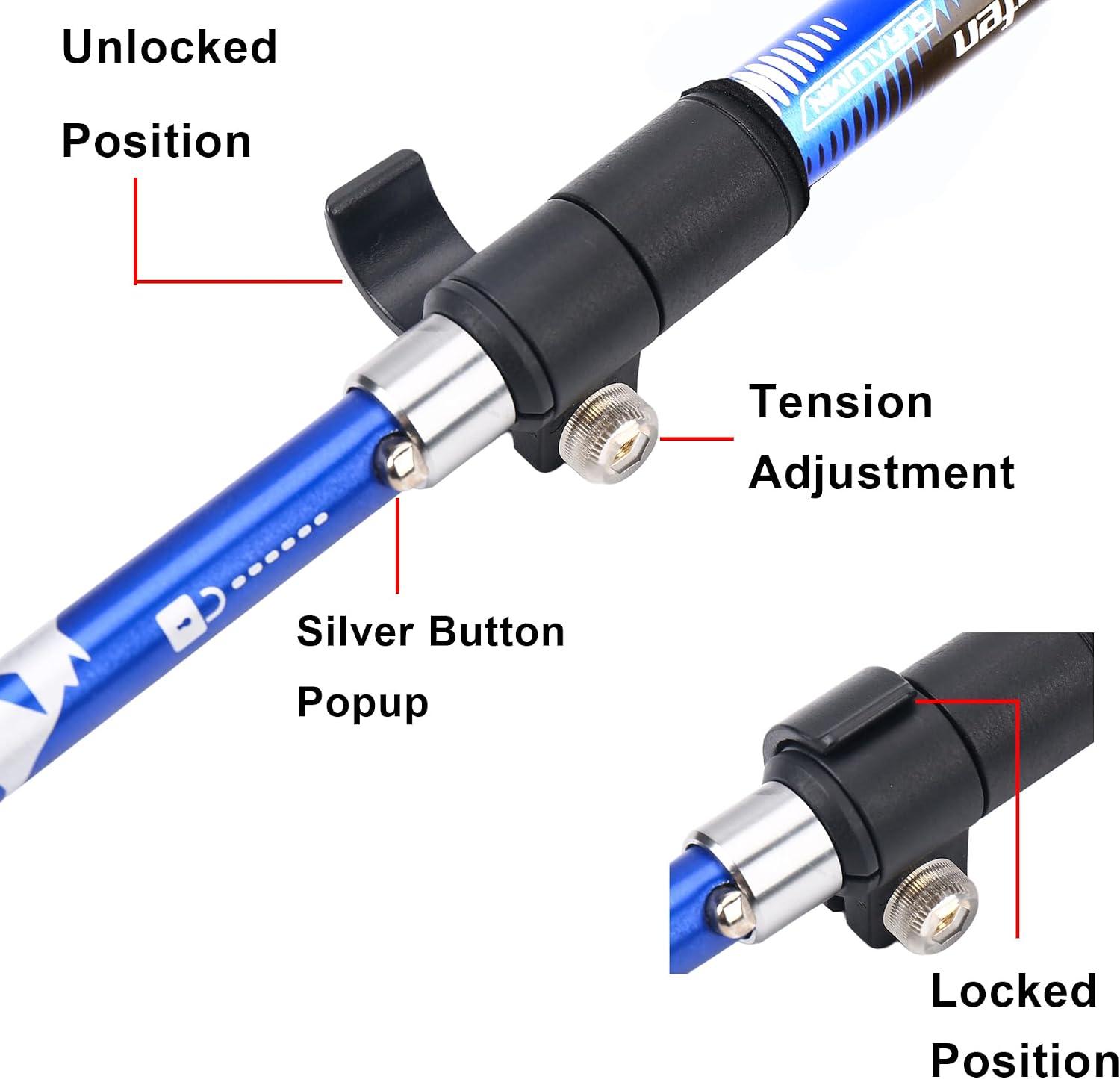 My ALAFEN⁣ 7075 Trekking Pole: Light, Strongand Collapsible