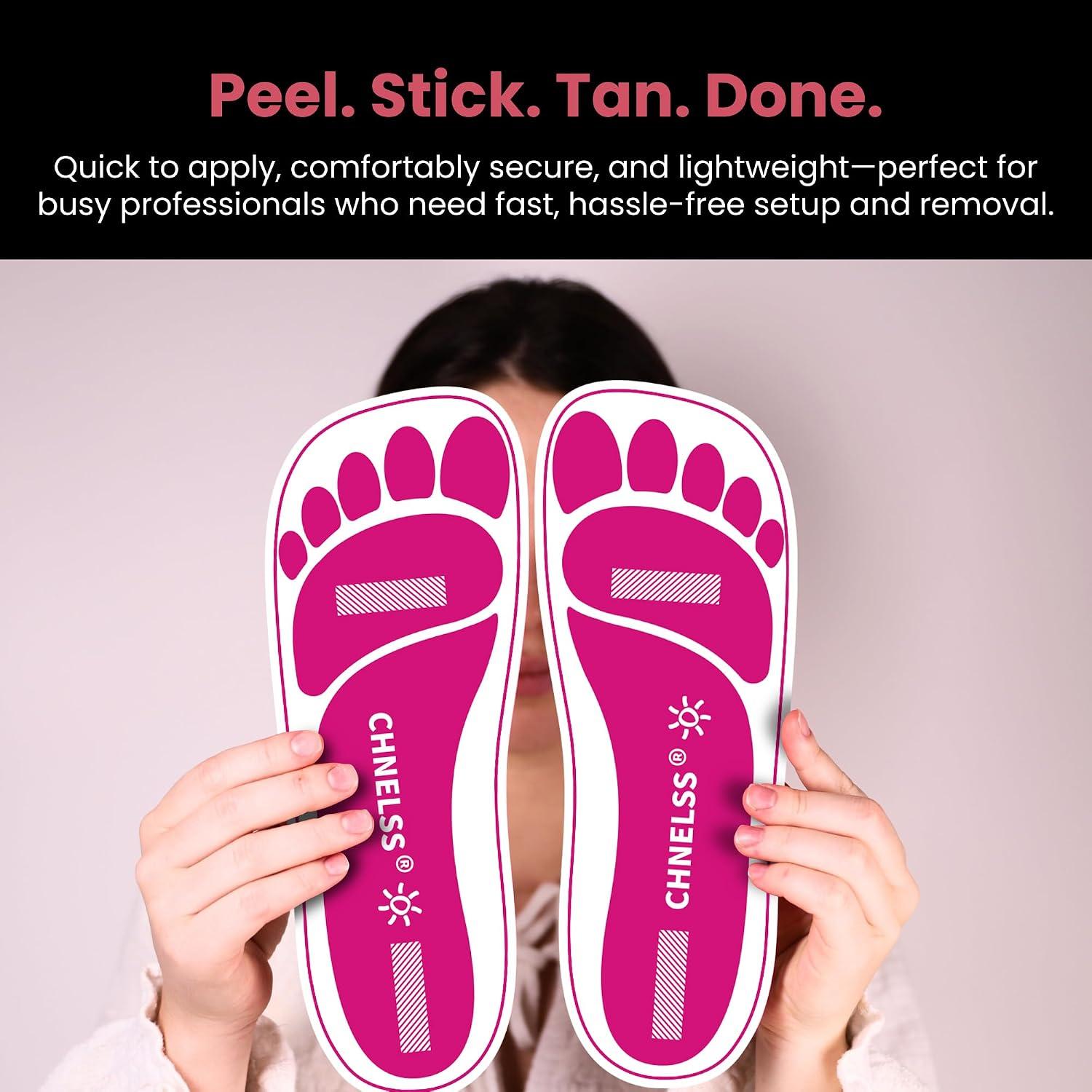 Based on the customer review data you provided, here is a balanced summary of the product: **Pink 25Pairs Disposable Spray Tanning Feet Pads.** **Overall Consensus:** The product has *mixed* but generally *neutral-to-positive* feedback. It works well for its intended purpose for some users,but there are significant and frequent complaints about the adhesive quality. **Breakdown by Theme:** * **Suitability for Spray Tanning (Mostly Positive):** The majority of users (8 out of 9 mentions) confirm these pads are excellent for their intended use.Professionals and frequent self-tanners find them perfect for keeping feet clean during spray tans without leaving flip-flop lines. * *Best for:* Salon use, professional tanning tentsand occasional use. * **Adhesiveness (Mostly Negative):** This is the most controversial aspect. While 2 users say they are
