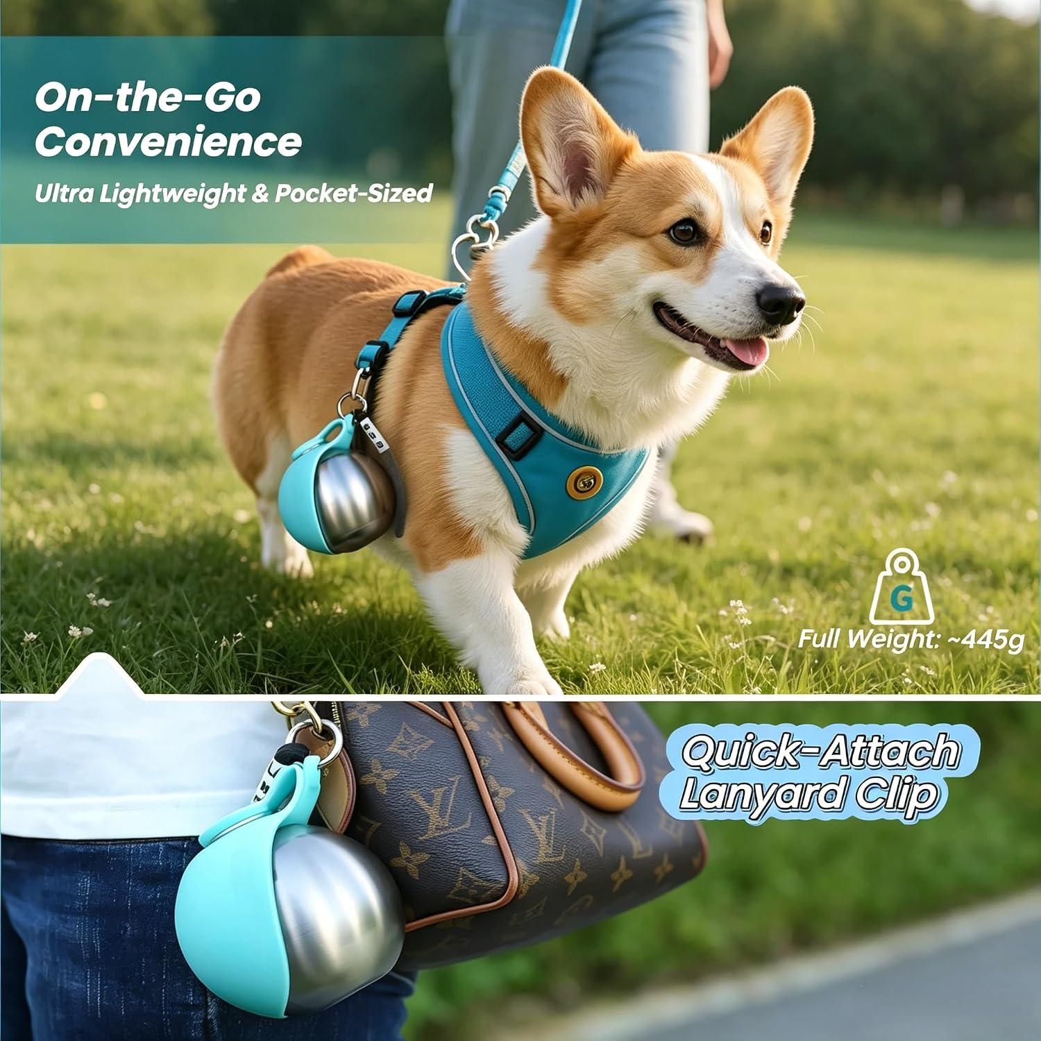 Based on the reviews you shared, ⁤here's a quick summary of the​ **Eyudah 2-in-1​ Dog Water Bottle**: ### Overall Sentiment - **Rating:**⁤ 4.3 out⁣ of⁤ 5 stars (14 ratings) - Most reviewers gave it **5 stars**, with one⁢ giving **4 stars** and calling⁤ it⁣ “clever design and cuteness make it worth it.” ### What Reviewers Liked - ​**Leak-proof:**‍ Multiple reviewers confirmed⁤ it doesn't leak, even when ‌rolling around in the car. - **Compact‌ & portable:** ⁣Easy to carry, lightweightand clips onto‌ backpacks for walks⁣ or‍ hikes. - **Built-in foldable bowl:**‍ Convenient for dogs to⁣ drink ⁢from without‌ needing a separate dish. - **Keeps water cool:** Stainless steel ⁣helps keep water cold ⁤for about 1.5 hours, provided that it's‌ not in‍ direct‌ sunlight. - **Easy to use and ⁤clean:** Simple to fill, wash, ⁢and operate. - **Good quality materials:** ‍Food-grade 304 stainless steel and BPA-free silicone. ### Minor Downsides - One ⁤reviewer mentioned⁤ their⁣ dogs thought ​it was a toy ball and had to keep it ⁤away from them. - Direct sunlight can make it heat up faster,⁣ so​ it's best ⁣to​ keep ⁤it shaded. - Long-term durability is still untested - one ⁣reviewer said ​they'll update if ‌anything changes after 6 ‌months to a year. ### Verdict Reviewers‍ seem genuinely‌ impressed⁣ with ⁢it as a portable​ dog water bottle for daily⁣ walks, hikingand travel. The‌ leak-proof seal, ‌compact‍ designand built-in bowl are⁣ the‌ standout features. If you need a convenient, no-leak‌ hydration bottle for your dog, it​ looks‌ like a solid choice