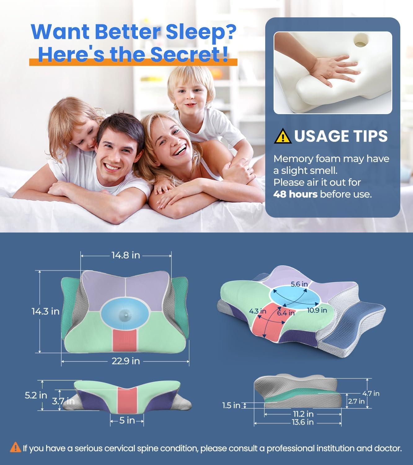 My Neck found Relief: Reviewing the Cooling Cervical Pillow