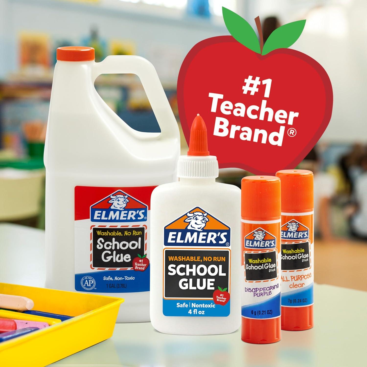 why I love Elmer's Disappearing Purple Glue Sticks