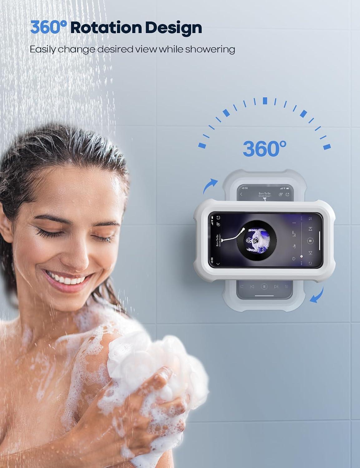 I Tested the Lamicall Waterproof Shower Phone Holder