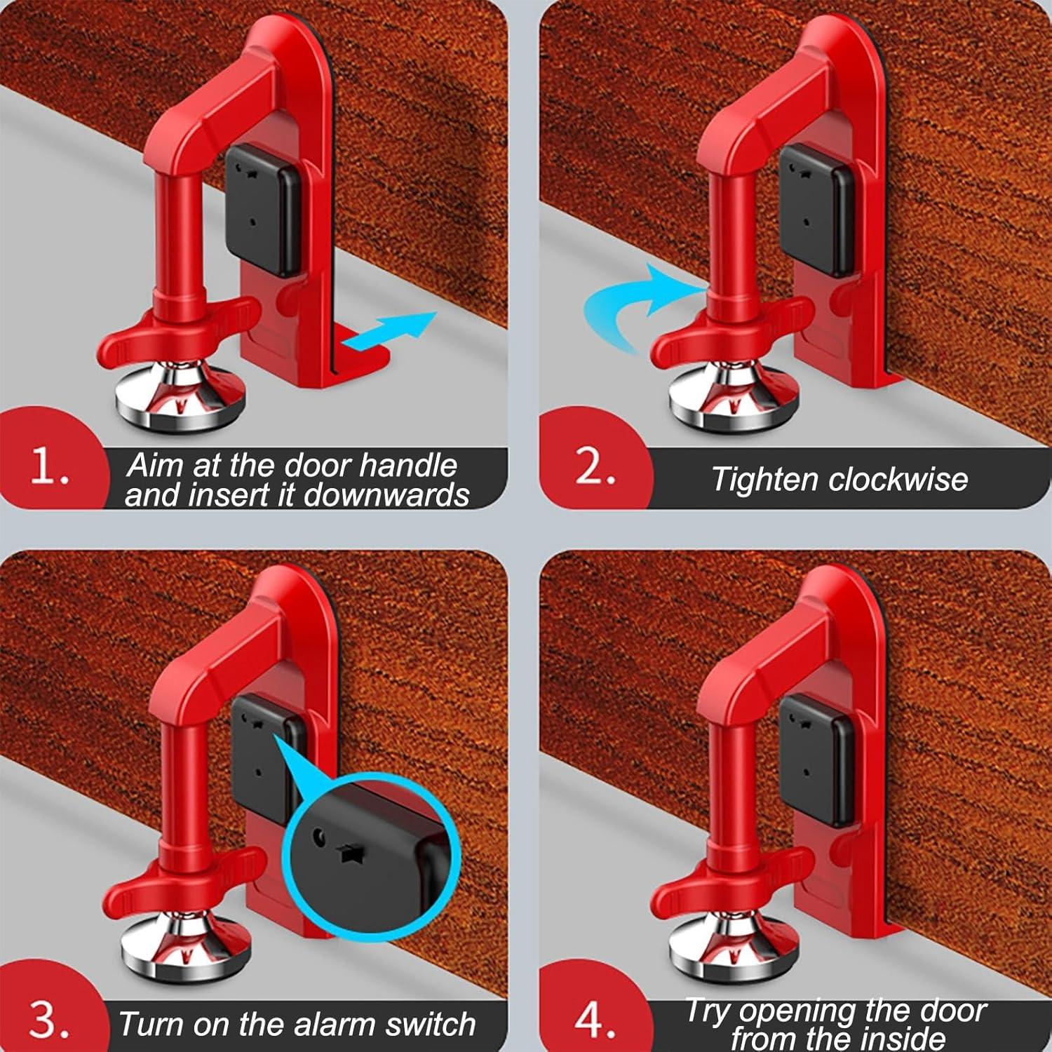 We Locked It Down: red Door Alarm ⁢Stopper review