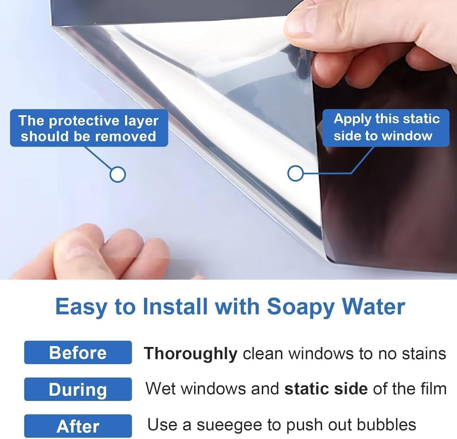 My Mirror Film: Daytime Privacy, Nighttime Caution