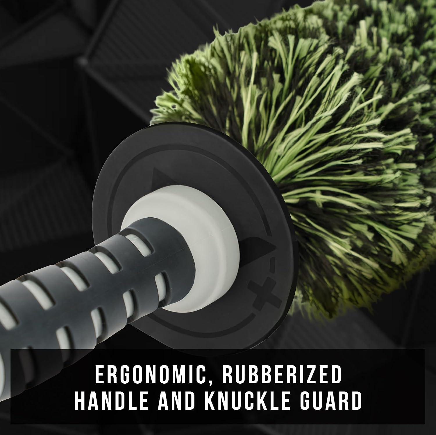 It looks like you've pulled together⁢ a ⁢strong set‌ of feedback for the ‌**VIKING ⁢V+ Wheel Barrel Brush**. Here's⁤ a clean, consolidated 5-star‌ review based on the details you shared: --- **5 out‌ of 5 ⁤stars - The Best ⁣Wheel Brush I've Used** The VIKING V+ ⁤Wheel Barrel Brush has quickly become my favorite tool for deep wheel cleaning. The bristle and⁢ fiber blend fans‌ out just⁣ enough to cover a wide area inside the⁣ barrel, while staying ‌firm enough to agitate stubborn deposits ​around lug nuts and⁤ behind spokes. I've used it on painted alloy wheels and chrome exhaust tipsand it leaves​ a spotless finish without ‍any scratching or marring. It holds‌ soapy water really ‌well,so⁤ you get consistent sudsing⁤ action throughout the wash. Rinsing it ⁣clean takes just a few seconds under the hose. The brush also works great on engine bay⁣ components and plastic trim where ⁢a larger brush feels too bulky. Durability has been impressive after multiple weekend washes-no⁢ deformed bristles,no shedding,and the handle still feels solid. The ergonomic handle, ‍knuckle guardand end cap make ⁢it comfortable and ‍safe to use in tight‍ spaces,‍ and it‍ hangs easily​ from a hook⁤ to dry quickly. for the price, ​it delivers professional-level⁢ results and makes cleaning wheels and exhaust tips‍ effortless.If‍ you're looking for a dedicated, no-nonsense wheel brush, this is a⁢ smart addition to ‌any car care arsenal. --- Let ‍me know if you'd like a shorter version, a response to a specific reviewor anything⁤ else!