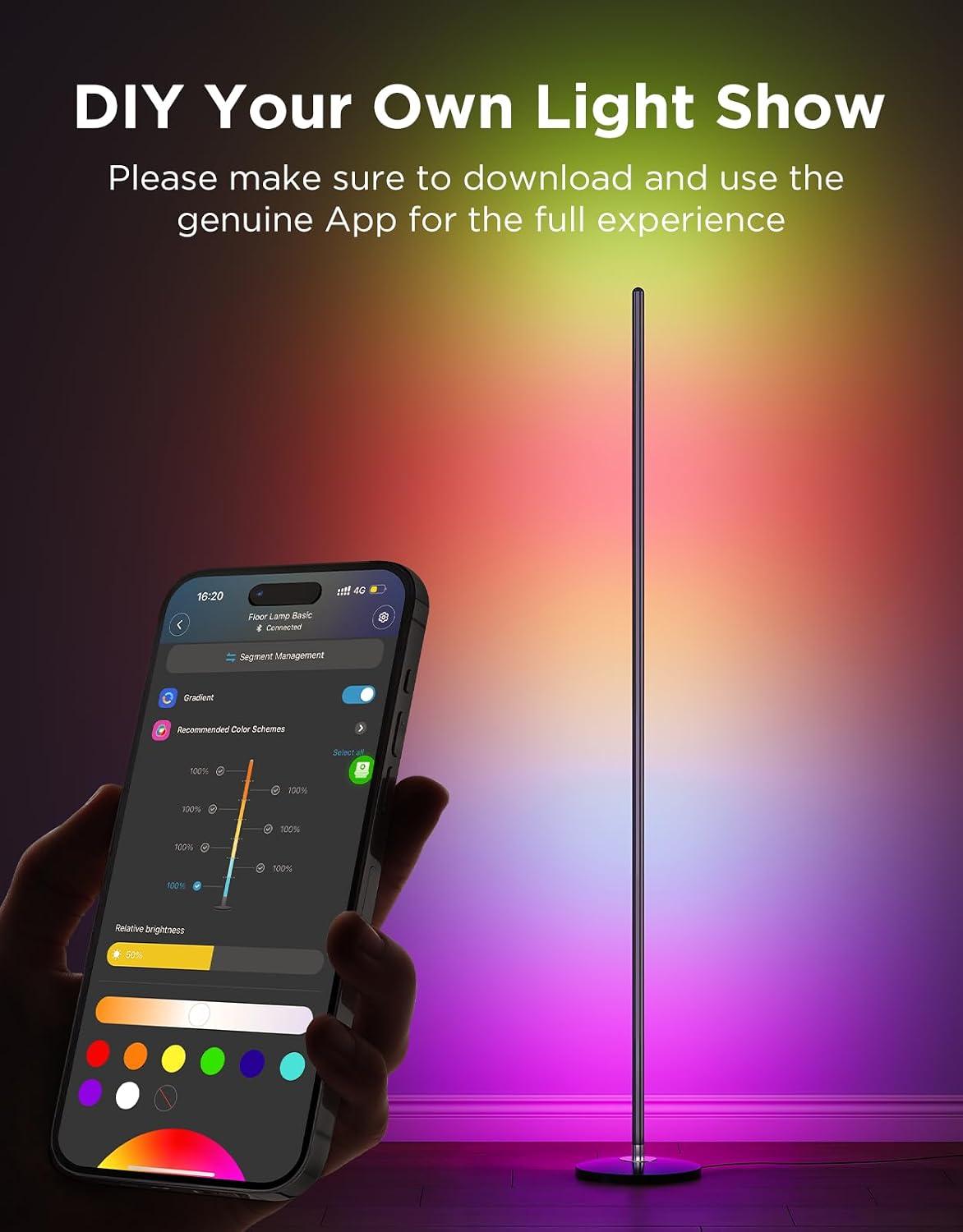 My Review: Govee⁤ RGBIC ‌Floor Lamp Paints ⁣My Room in‍ Light