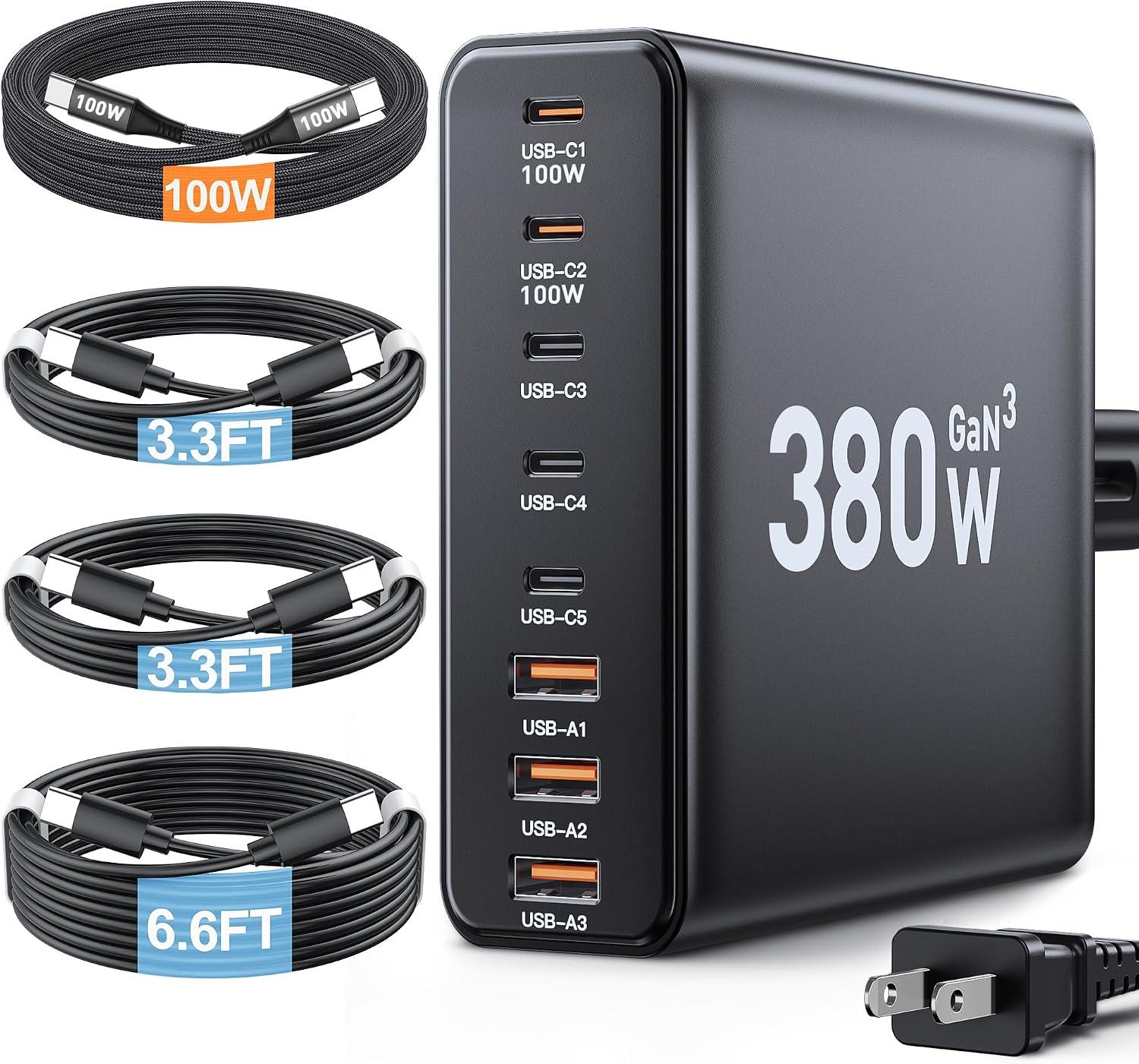 I Conquered Cable clutter: 380W GaN Charger Review