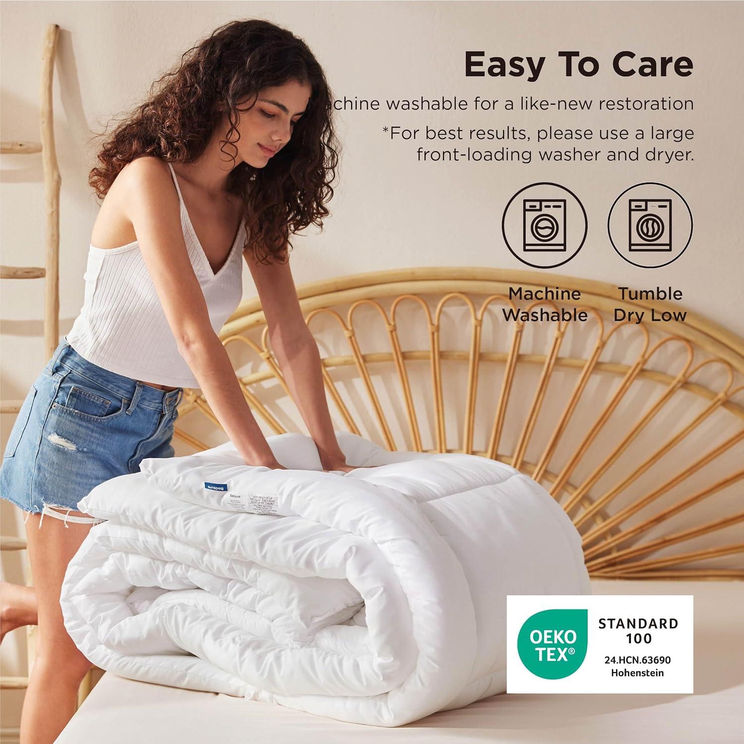 I Review the Bedsure All-Season Comforter Insert