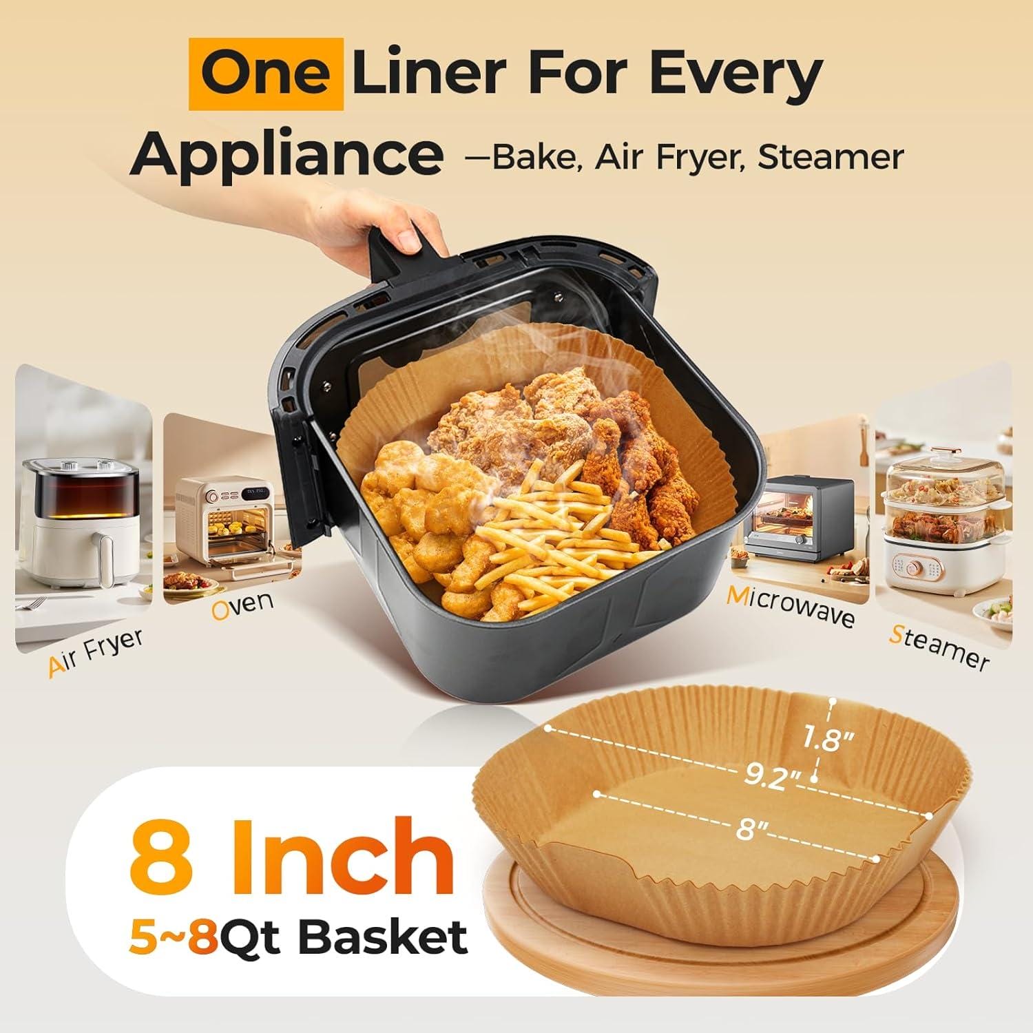 Fry‌ Away ‍Mess: My 125 Square Air⁣ Fryer Liner Review
