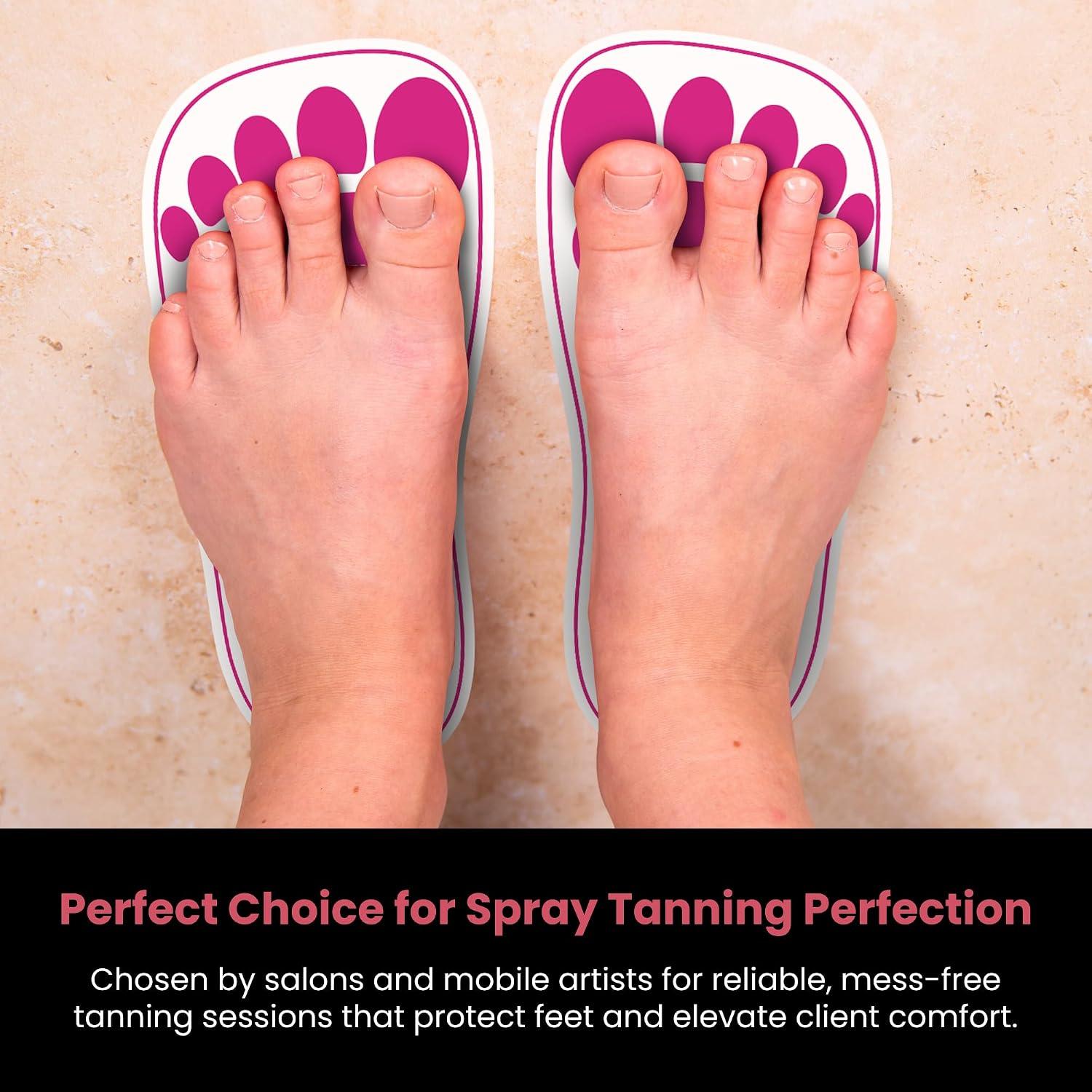 Based on the customer review data you provided,here is a balanced summary of the product: **Pink 25Pairs Disposable Spray Tanning Feet Pads.** **Overall Consensus:** The product has *mixed* but generally *neutral-to-positive* feedback. It works well for its intended purpose for some users, but there are significant and frequent complaints about the adhesive quality. **Breakdown by Theme:** * **Suitability for Spray Tanning (Mostly Positive):** The majority of users (8 out of 9 mentions) confirm these pads are excellent for their intended use.Professionals and frequent self-tanners find them perfect for keeping feet clean during spray tans without leaving flip-flop lines. * *Best for:* Salon use, professional tanning tentsand occasional use. * **Adhesiveness (Mostly Negative):** This is the most controversial aspect. While 2 users say they are