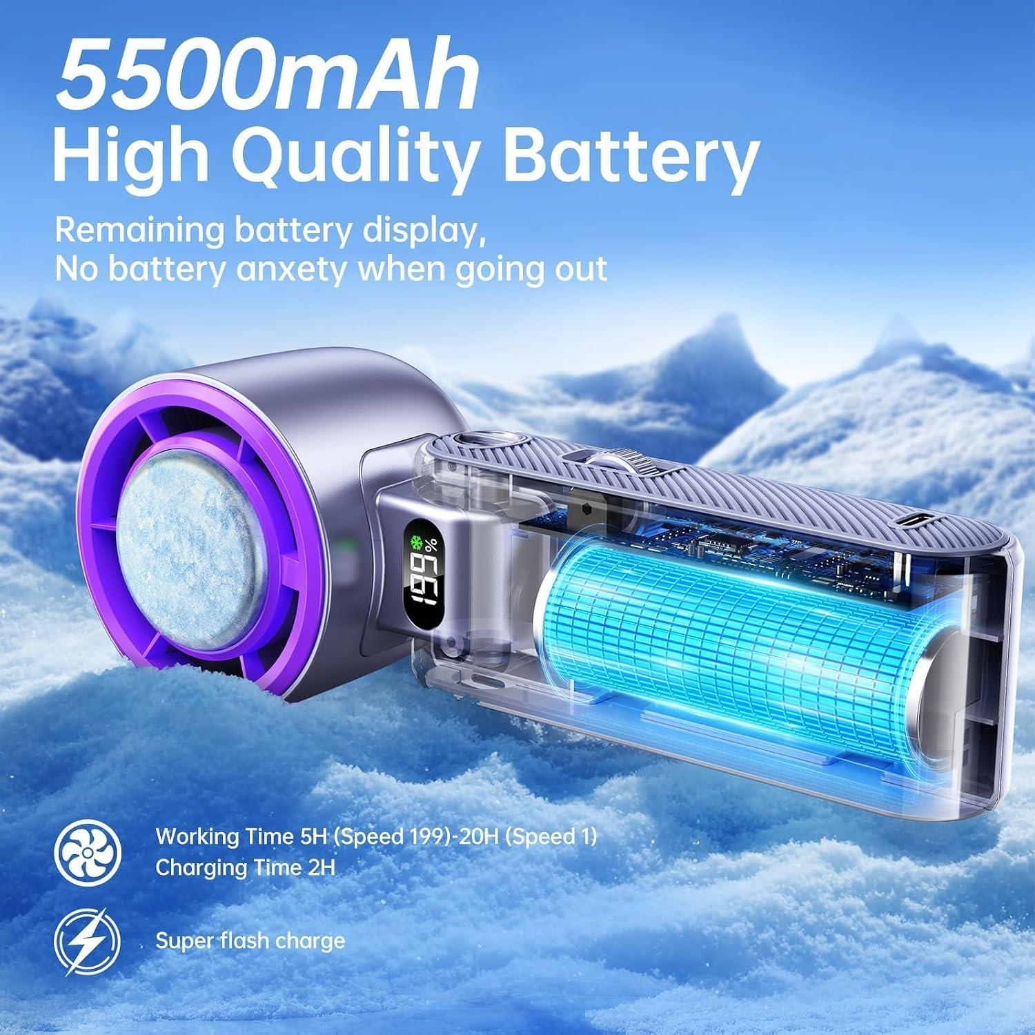 My Coolhill‍ fan Review: 5500mAh, 199 Speeds, Turbo Cooling