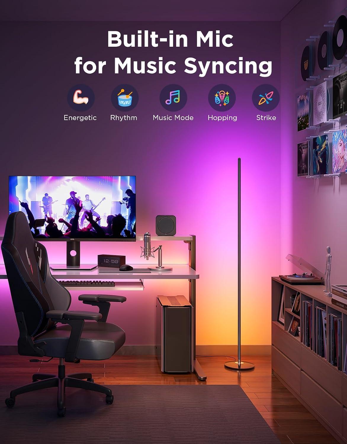 My Review: Govee‌ RGBIC floor Lamp Paints My⁤ Room in ​Light