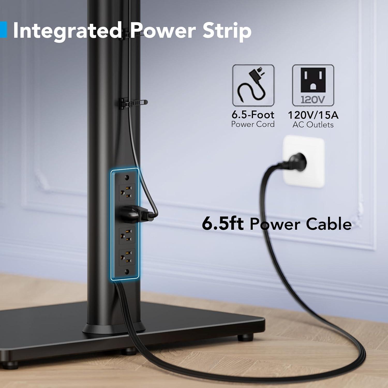 My AX WABER Floor TV Stand: Swivel,Height,Power Review