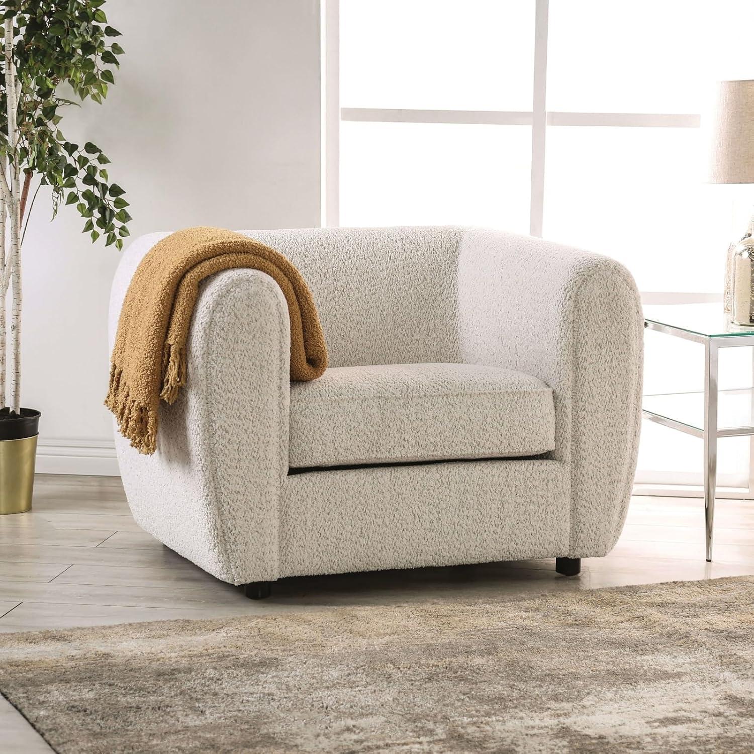 **Title:** I Tested ‍a ‍Boucle Box Seat Chair⁢ with Low Back⁣ & Tall Arms