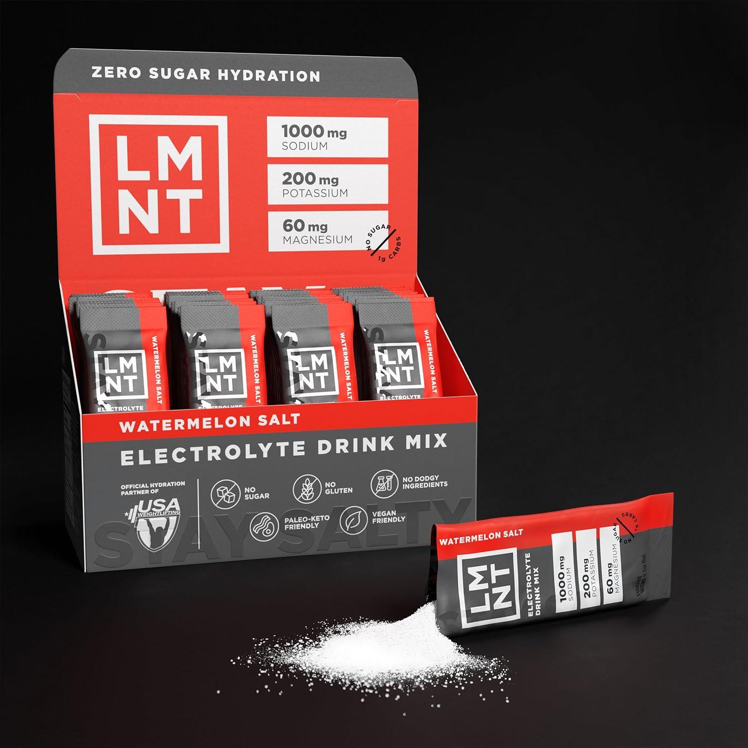 My LMNT Watermelon Salt: Zero Sugar Electrolyte Test Drive