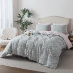I Tried the Light Green Floral Duvet Cover Set