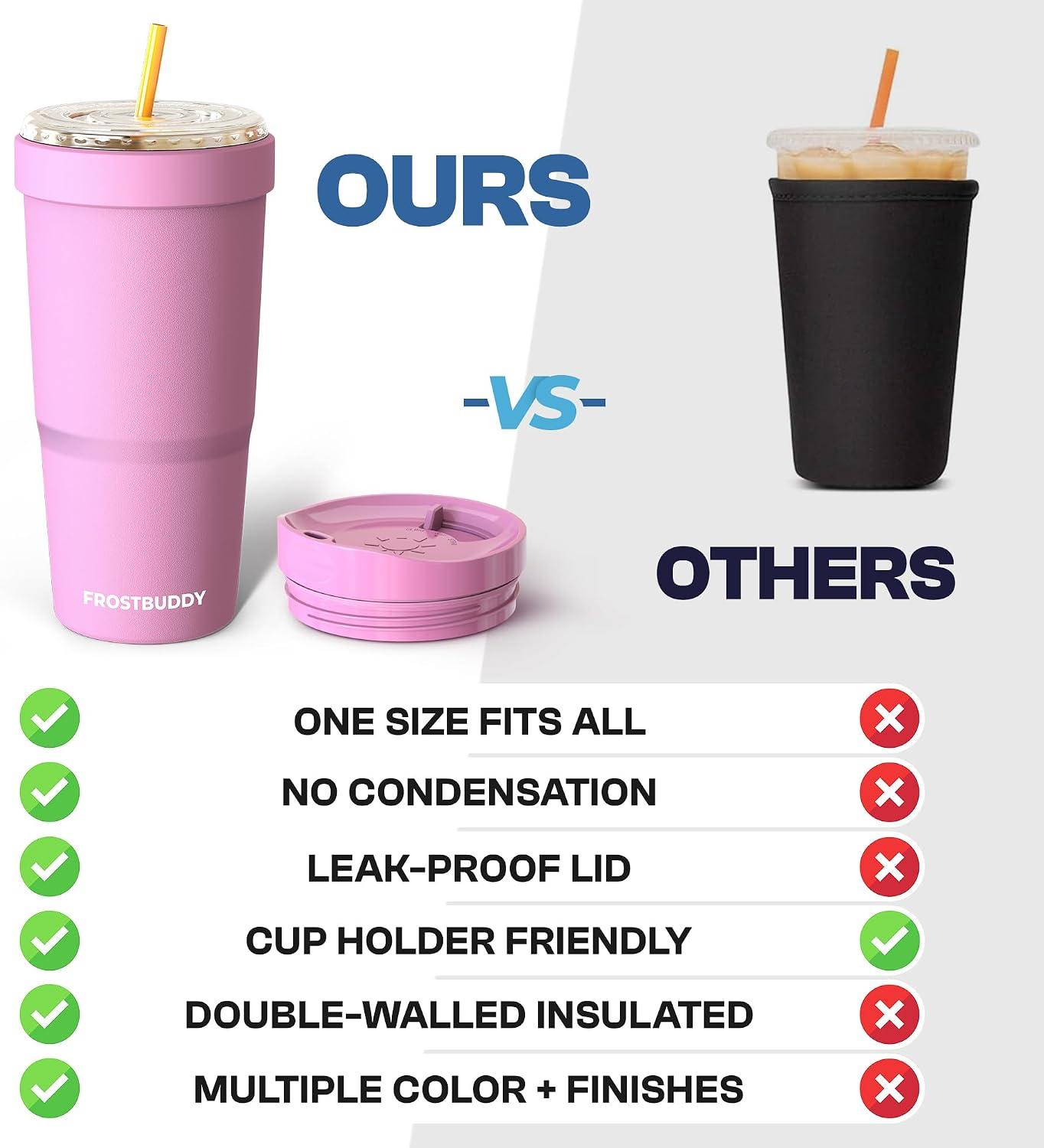 Based on the product description and user reviews you've shared, here's a concise summary of the **Frost Buddy Togo Buddy 30oz Tumbler** in Emerald Glitz: ## Key Features - **Double-wall vacuum insulation** - keeps drinks hot or cold for hours - **18/8 premium stainless steel** - durable, corrosion-resistant, won't retain flavors - **Spill-proof flip lid** - prevents leaks even when upside down - **Cup-holder friendly** - fits standard car cup holders - **Limited lifetime warranty** - patent-pending design ## What Reviewers Love - **Excellent temperature retention** - one reviewer found a thick smoothie unchanged after hours; another said a drink was “still as cold as when it was fresh” - **Reduces drink waste** - great for slow sippers who don't finish quickly - **Build quality** - impressive insulation and solid construction ## Common Criticisms - **Price** - several reviewers note it's on the higher side (one mentioned ~$60 as a limit; another noted it's imported so cost is higher) - **Missing accessories** - no stickers or straw included - **Cup compatibility** - doesn't fit Tim Hortons cups (Canada); a reviewer wished for a slimmer rubber insert option ## Overall Verdict The tumbler delivers outstanding insulation performance and is ideal for road trips, summer drinksor anyone who likes to sip slowly. The flip lid works well for spill prevention.Downsides are price, lack of included extrasand limited compatibility with certain takeaway cup sizes. If you value temperature retention over cost, it's a solid buy