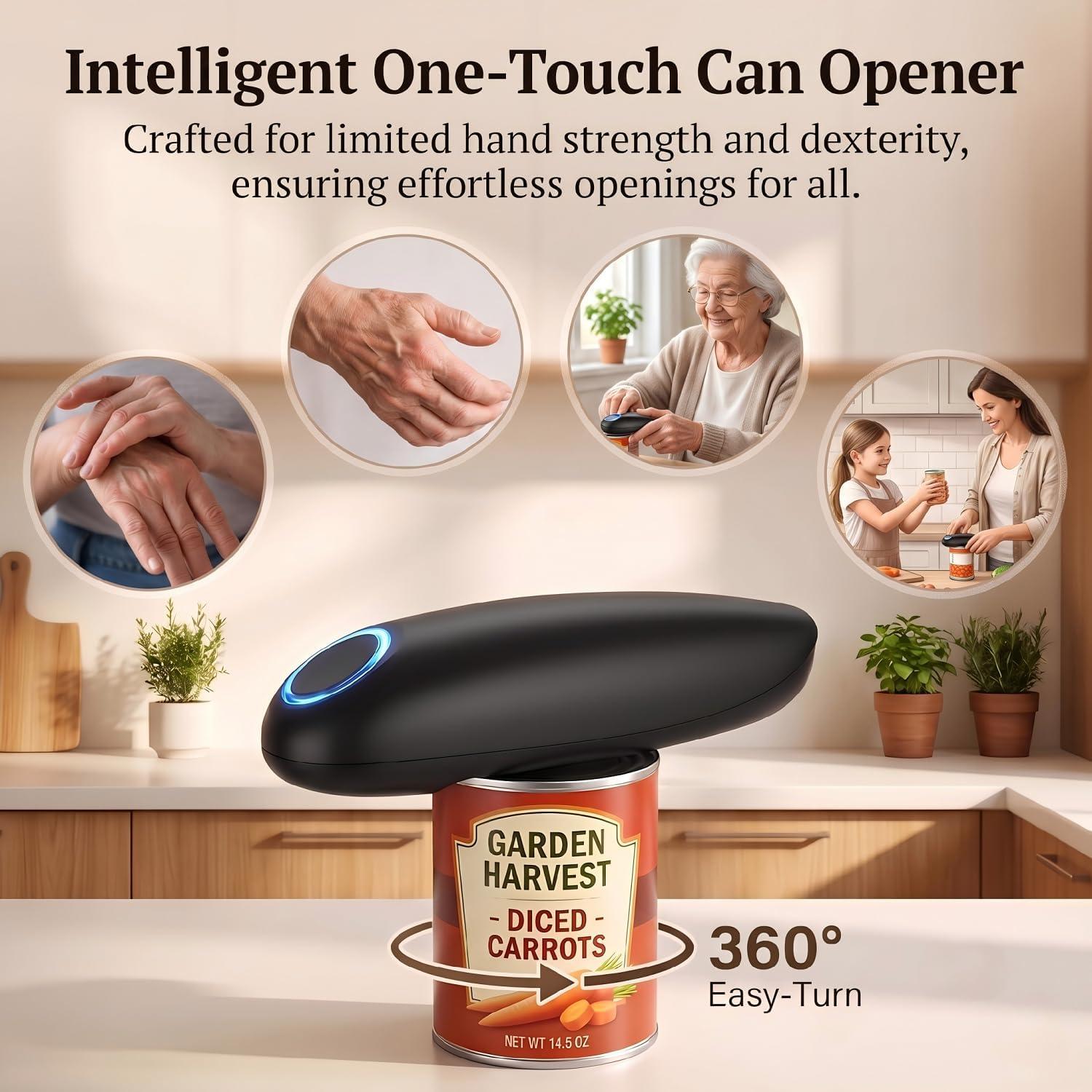 Based on the customer reviews and product summary you provided, here is a balanced analysis of the **yakbins Electric Can Opener**.
### Overall Verdict: Mixed but Heavily Positive
The product has a **strong positive bias** (mostly 5-star reviews) with a single, very serious negative review. The positive reviews consistently praise its ease of use and safety features, especially for people with arthritis or weak hands. The negative review is a stark warning but lacks detail.---
### Pros (Based on 5-Star Reviews)
1. **excellent for Arthritis/Weak Hands:** this is the most common theme. Reviewers with sore hands, wristsor arthritis (especially