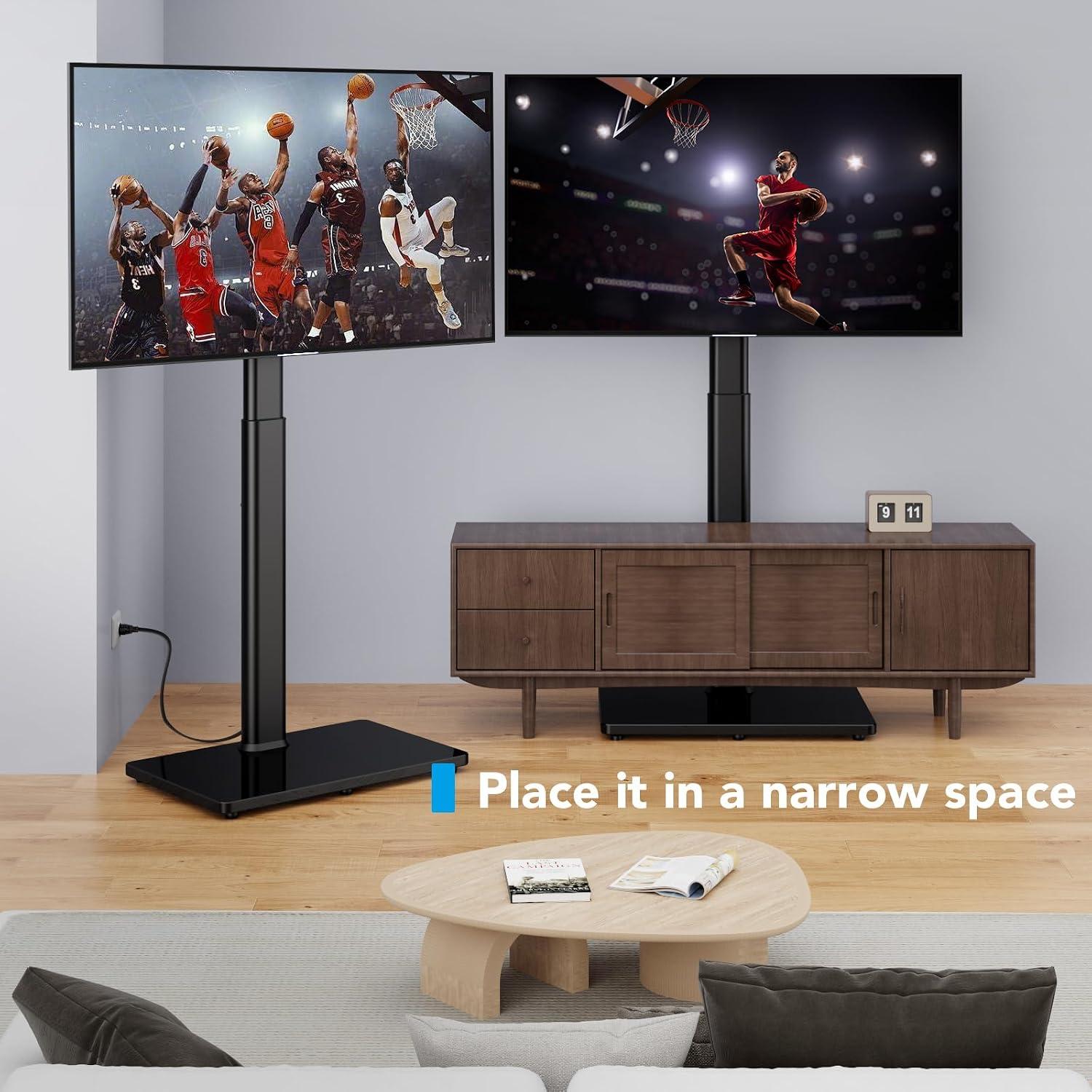 My⁤ AX WABER Floor TV Stand: Swivel, Height, Power‍ Review