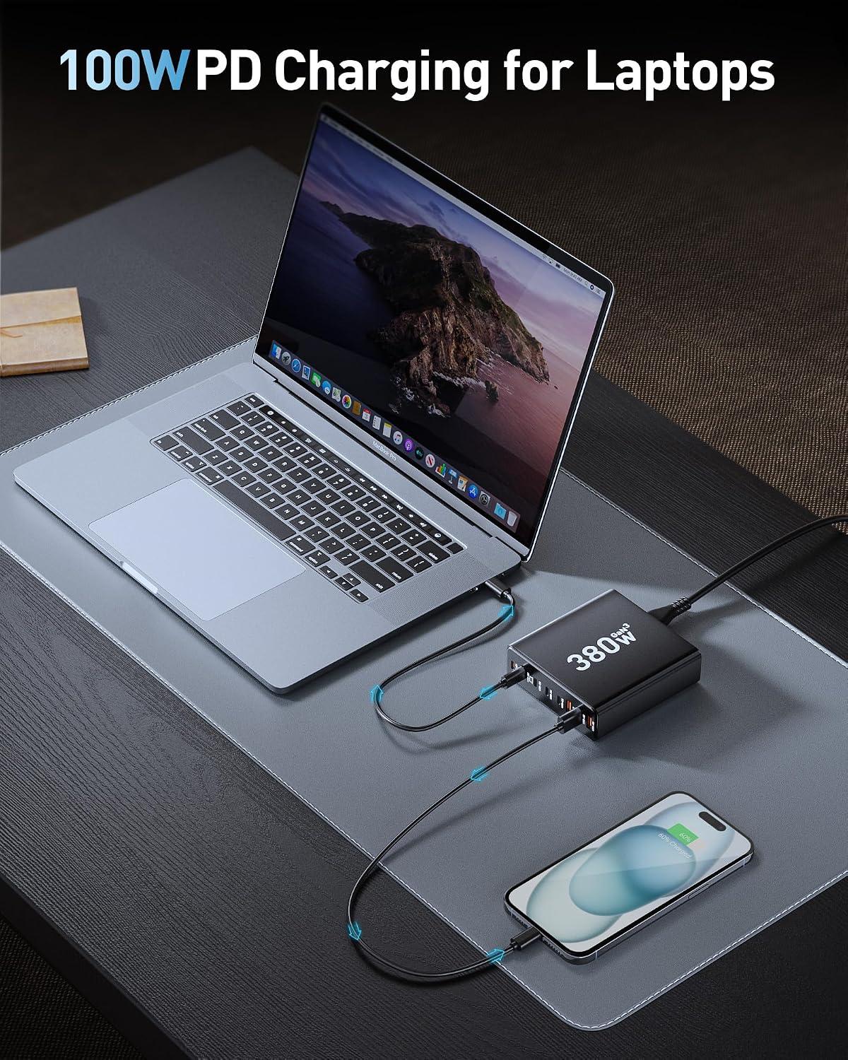 I Conquered Cable​ Clutter: 380W GaN⁢ Charger Review