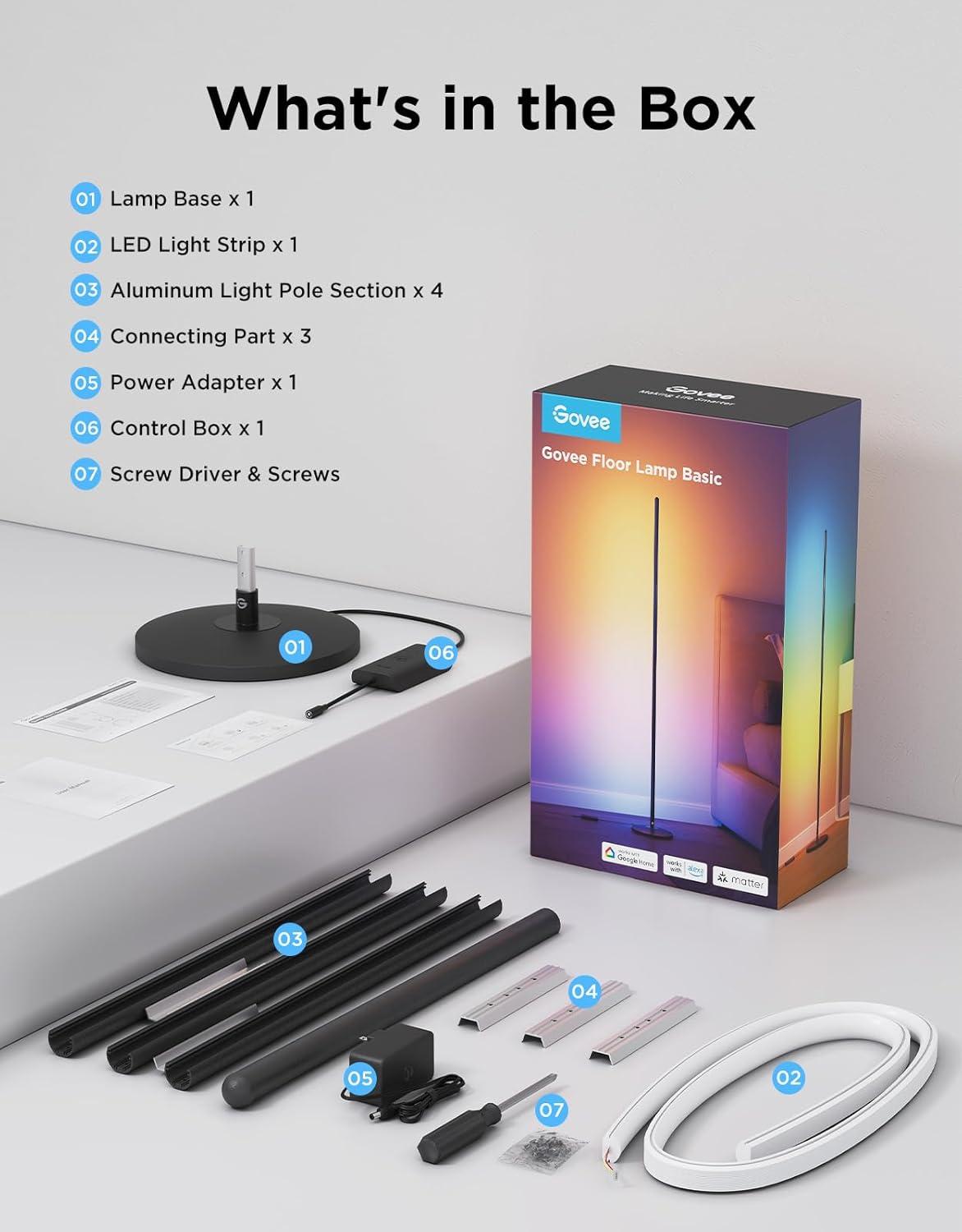My Review: Govee RGBIC Floor Lamp Paints My Room in Light