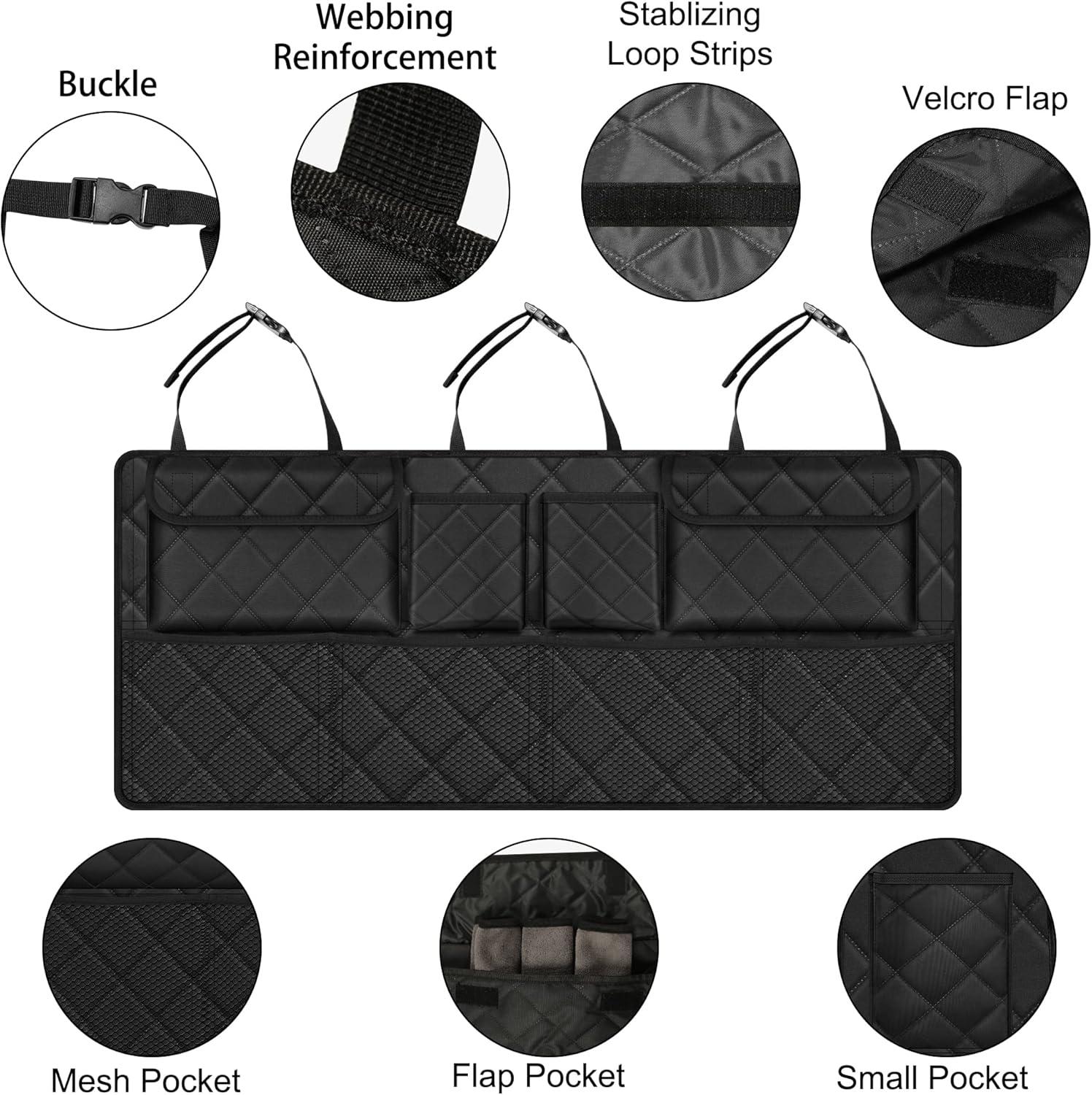 I Tamed My Chaotic Car Trunk with this 42-Inch Organizer
