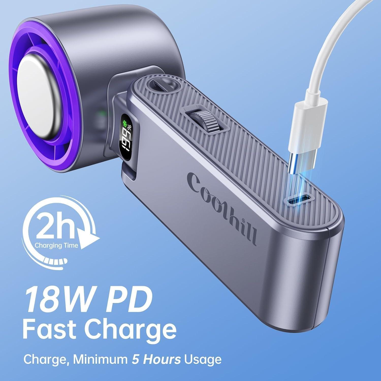 My Coolhill Fan Review: ‍5500mAh, 199 Speeds, Turbo Cooling